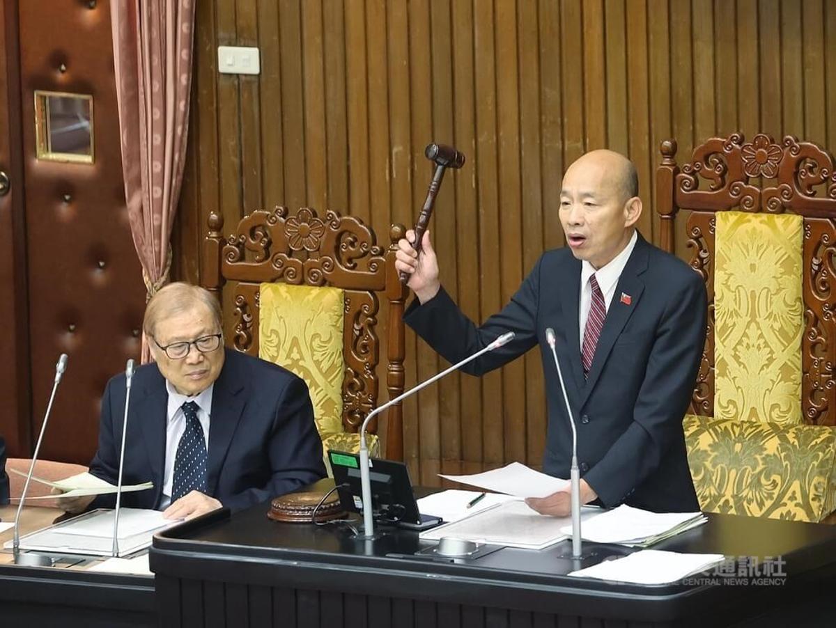 KMT Deputy Chair Attacks Speaker Han over Special Defense Budget