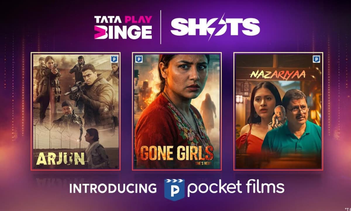 Tata Play Binge Adds Pocket Films to Micro Drama Platform Shots