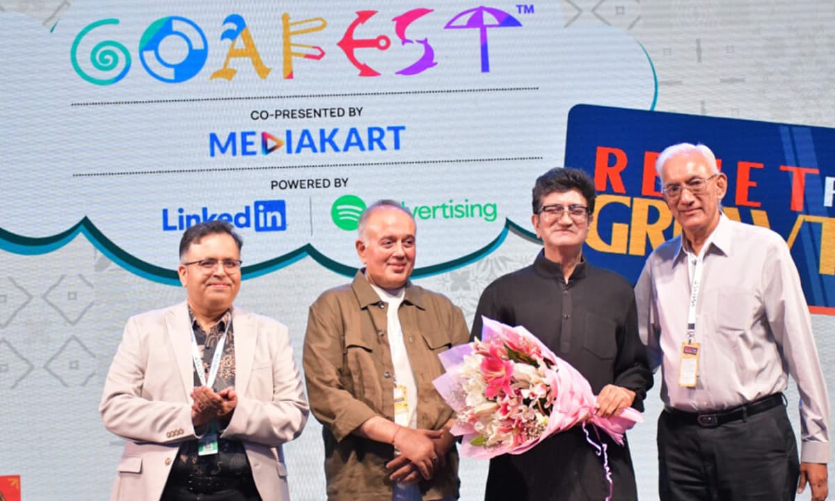 Prasoon Joshi Felicitated at Goafest 2026 on Prasar Bharati Appointment