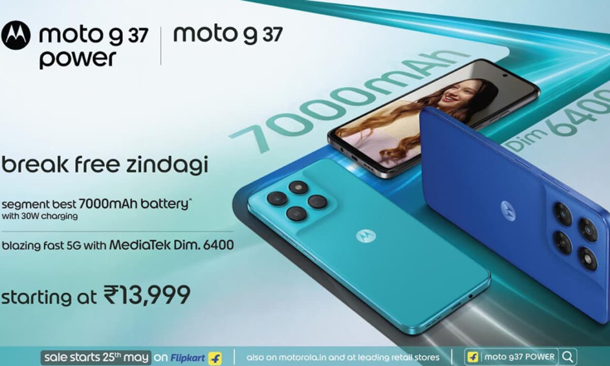 Motorola Launches Moto G37 Power with 7000mAh Battery