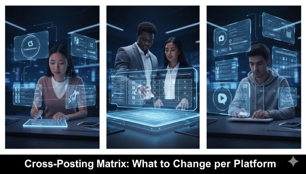 Cross-Posting Matrix: What to Change per Platform