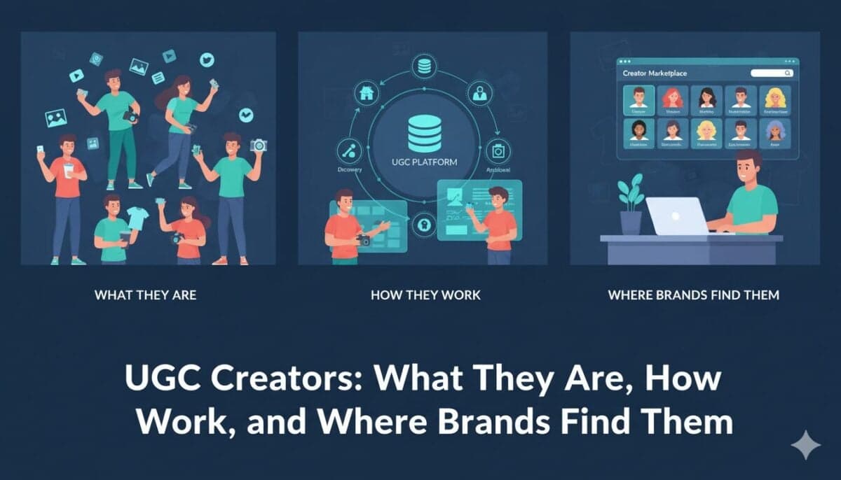 UGC Creators: What They Are, How They Work, and Where Brands Find Them