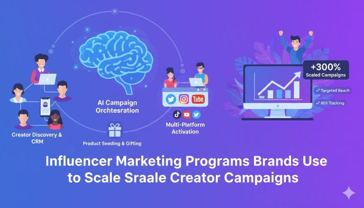 5 Influencer Marketing Programs Brands Use to Scale Creator Campaigns