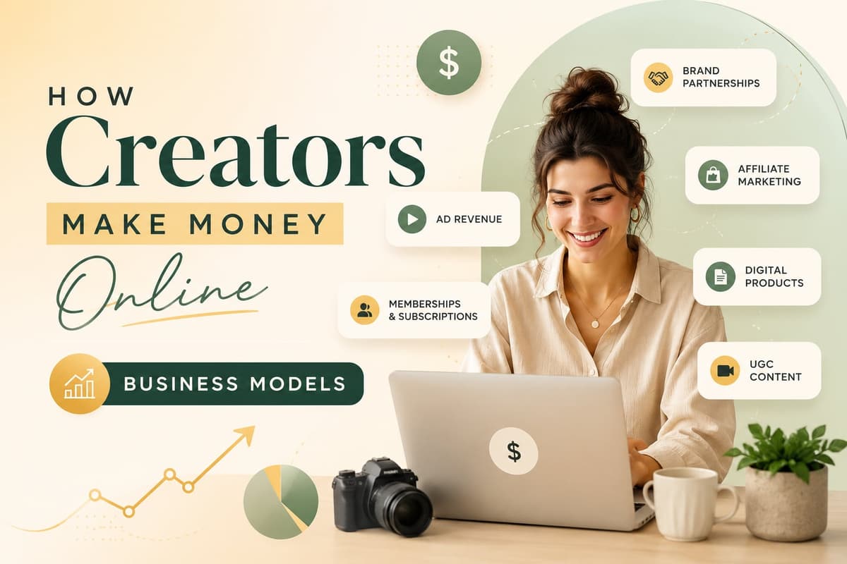 How Creators Make Money Online in 2026 [Business Models]
