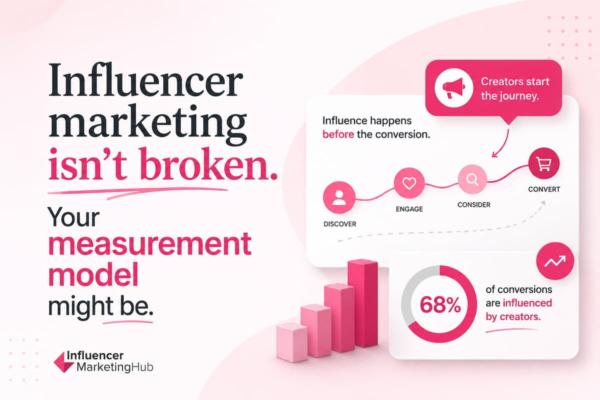 Influencer Marketing Isn’t Broken. Your Measurement Model Might Be
