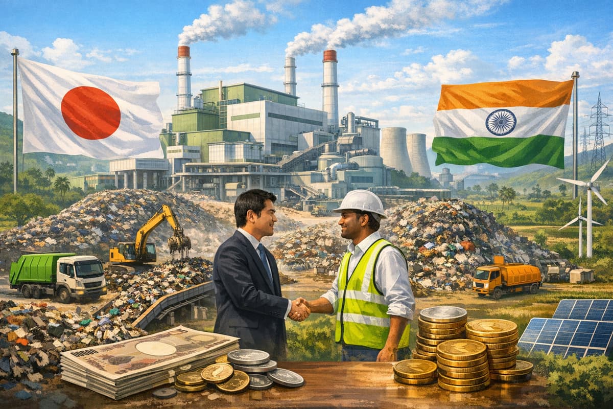 Japan’s JFE Engineering Invests ¥750 Million in Antony Waste; First FDI in India’s Waste-to-Energy Sector