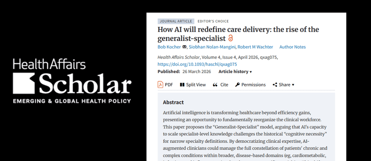 The Rise of the Generalist-Specialist