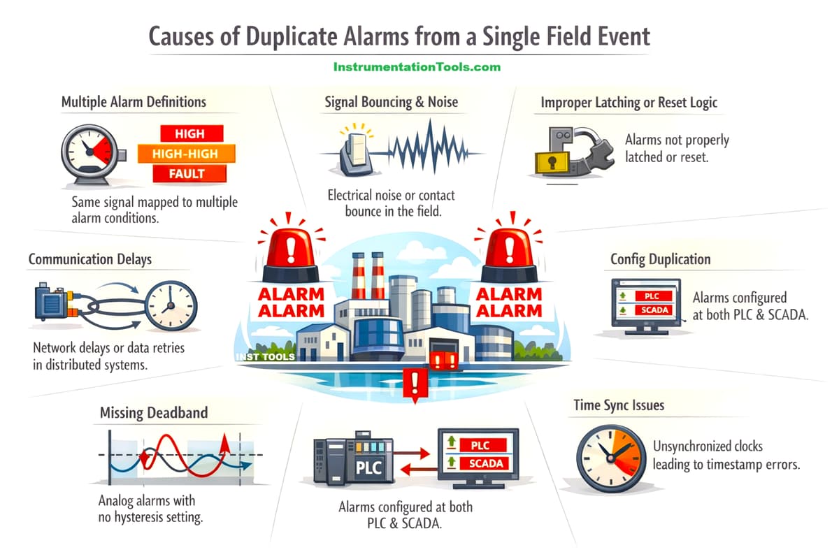 Duplicate Alarms Generated From Single Field Event