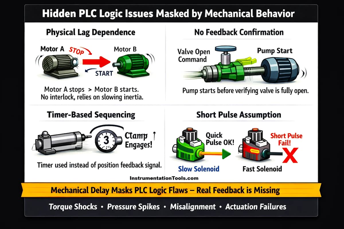 Mechanical Delays Masking PLC Program Errors