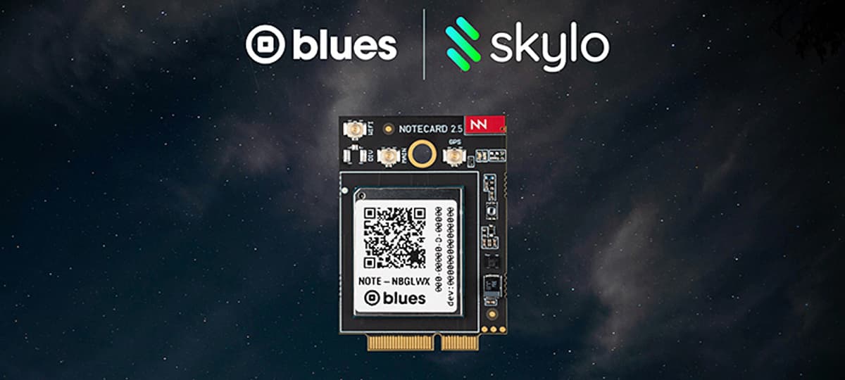 Blues Integrates Skylo NTN Satellite with Cellular and Wi-Fi in a Single Notecard IoT Module