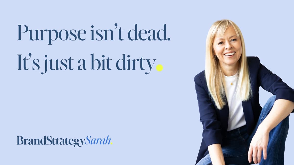 Why Brand Purpose Fails (And the 3 Rules to Make It Work)