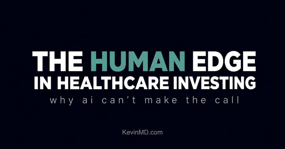 3 Things AI in Health Care Investing Cannot Evaluate