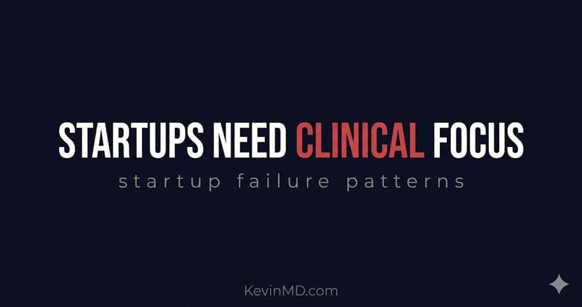 5 Patterns Behind Health Care Startups that Fail
