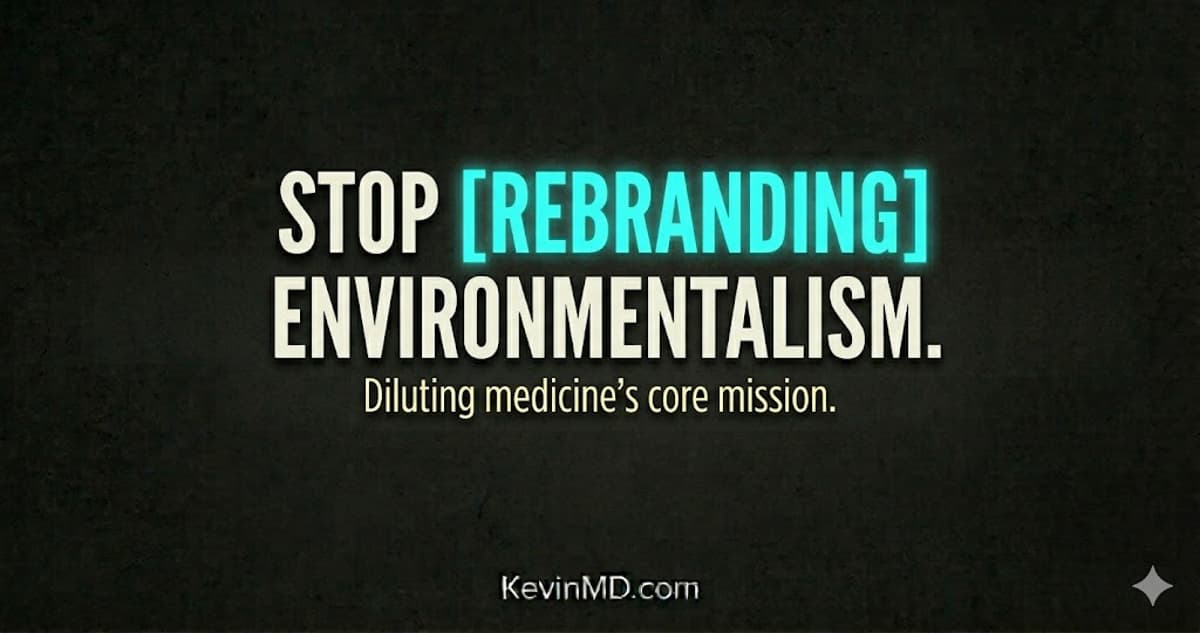 Why Cardiovascular Medicine Should Focus on Patients, Not Environmental Advocacy