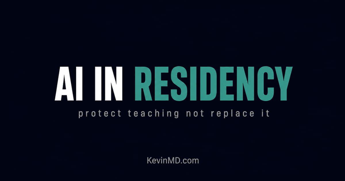 Artificial Intelligence in Residency Education and Family Medicine