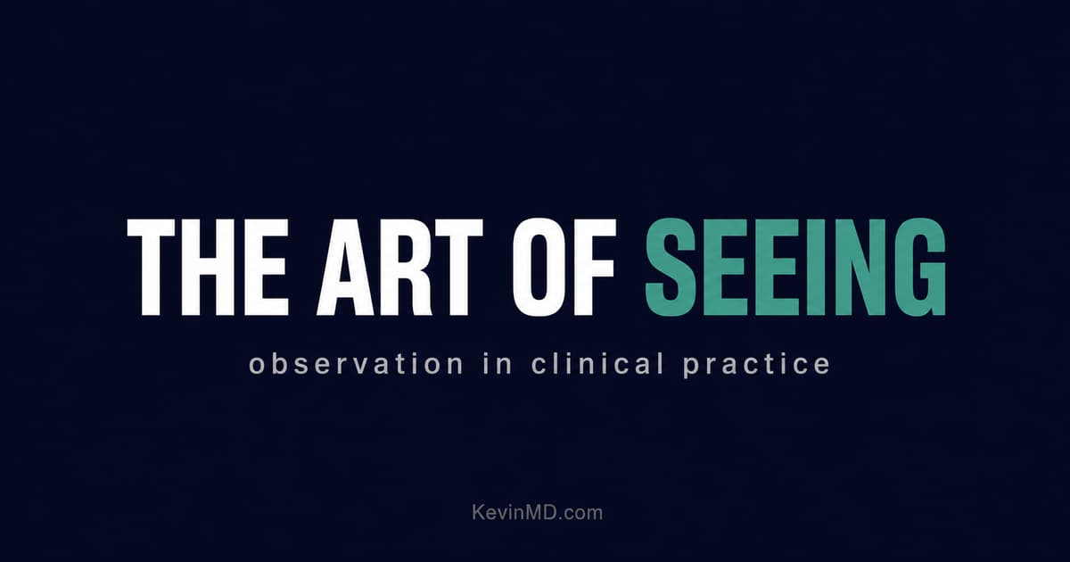 Reclaiming the Lost Art of the Physical Exam