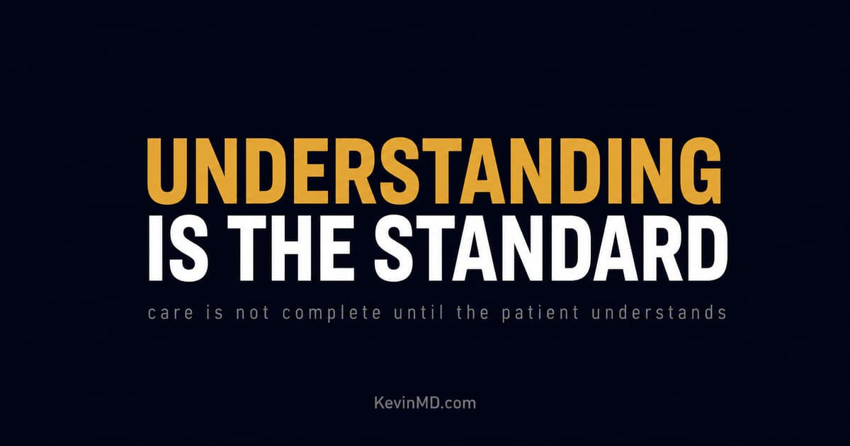 Why Patient Understanding Is the Missing Metric in Medicine