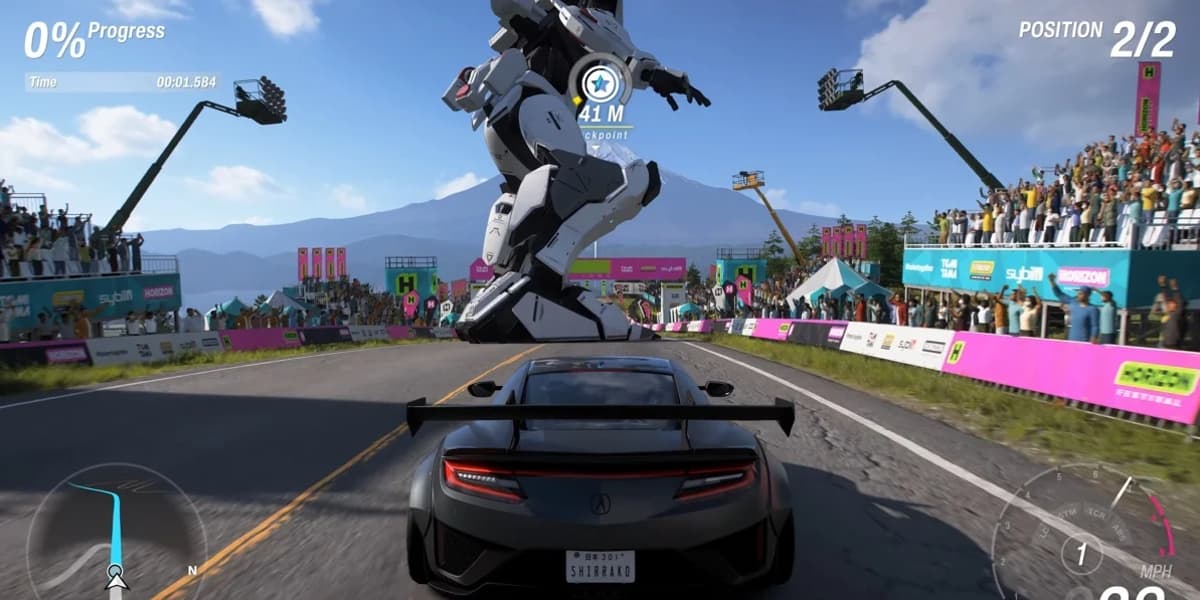 Forza Horizon 6 Lets You Race A Gundam And It Looks Awesome