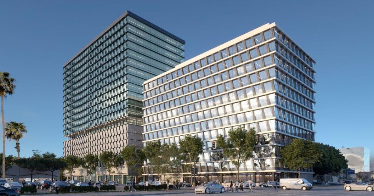 L.A. County Office Building Adds Glass Exterior at 550 S. Vermont Ave. In Koreatown