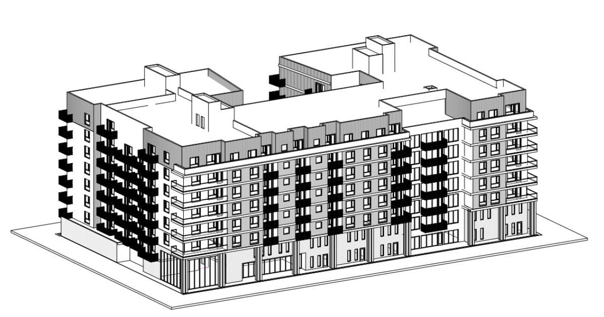 Updated Plan for Apartments at 1238 Lincoln Blvd. In Santa Monica