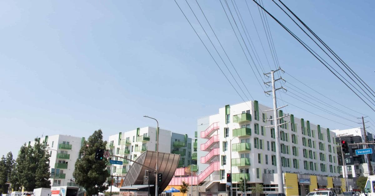 Mixed-Use Affordable Housing Opens at Vermont/Santa Monica Station