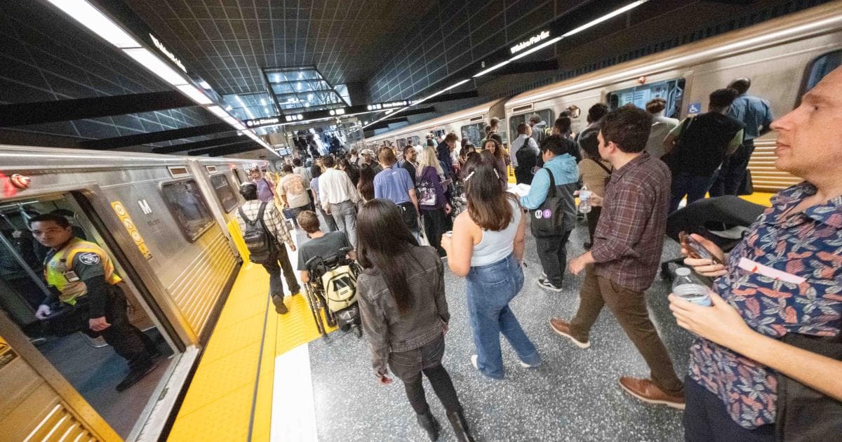 Scenes From the D Line Extension's Opening Day