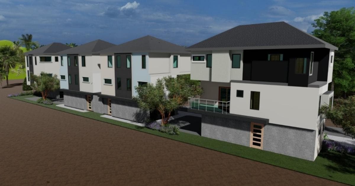 Four Townhomes Planned at 1031 W. Magnolia Ave. In Gardena