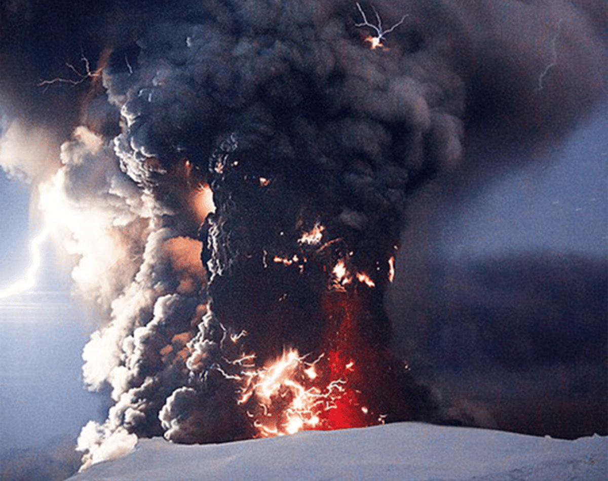 Why Volcanoes Sometimes Shoot Out Lightning
