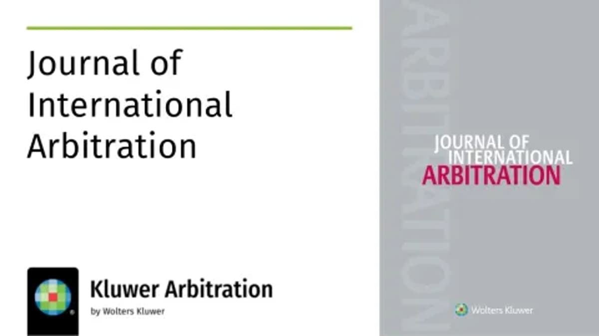 The Contents of Journal of International Arbitration, Volume 42, Issue 5 (October 2025)