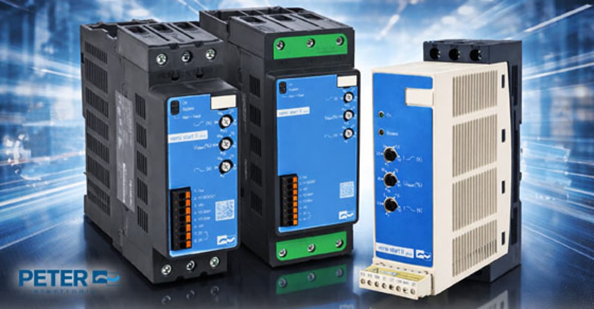 Peter Electronic VSII Plus AC Softstarters From AutomationDirect