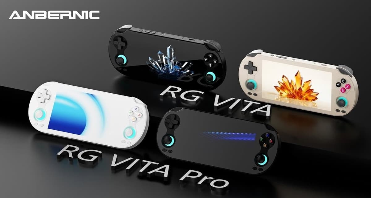 Anbernic RG Vita and RG Vita Pro Are Android Handheld Game Consoles with Familiar Design