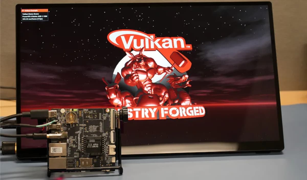 Low-Cost BeaglePlay SBC Gains Fully Upstream PowerVR Graphics with Vulkan 1.2