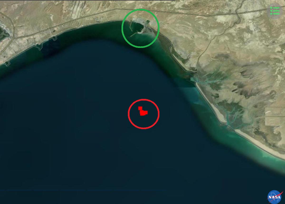 Iranian Shadow Fleet Tanker Ablaze Off Jask