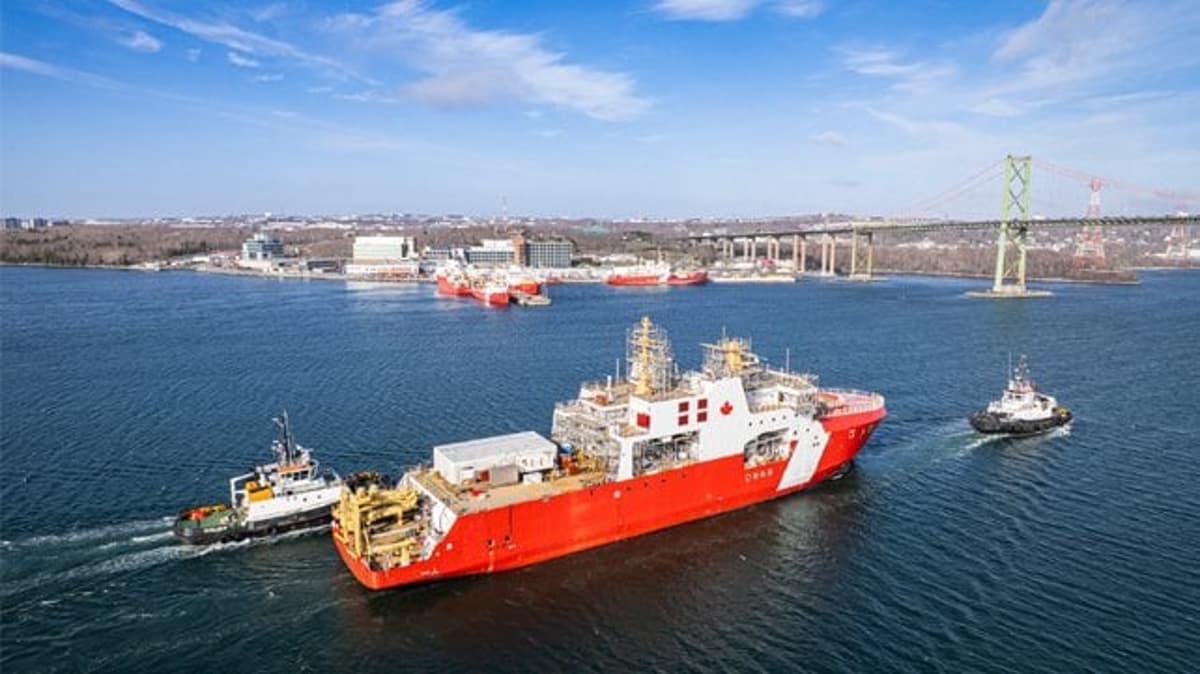 First of Canadian Coast Guard’s New Arctic-Offshore Patrol Ships Launched