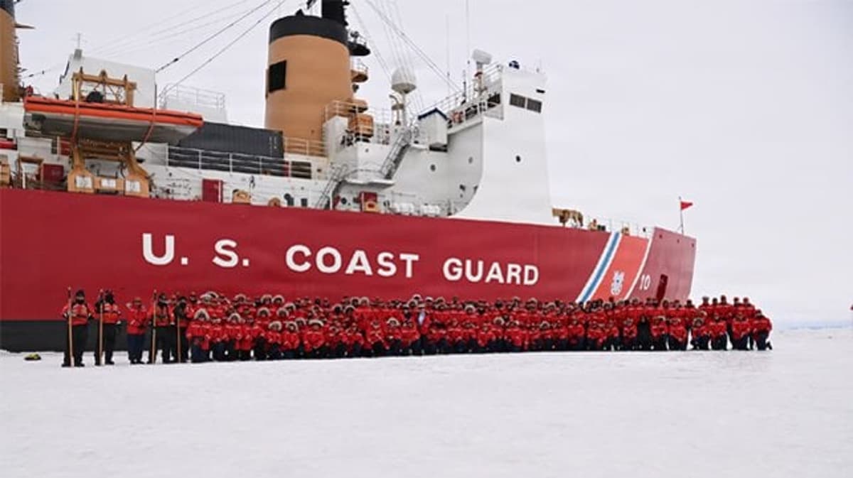 Coast Guard’s Heavy Icebreaker Returns From Antarctica, Marking 50 Years