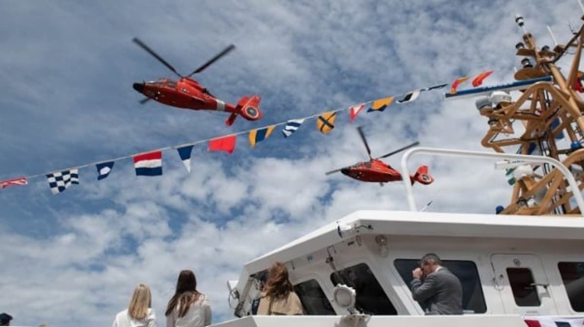 U.S. Coast Guard Commissions 62nd Fast Response Cutter Honoring 9/11 Hero