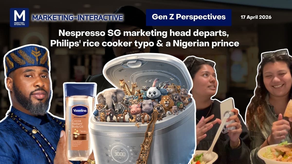 Gen Z Perspectives: Nespresso SG Marketing Head Departs, Philips' Rice Cooker Typo & a Nigerian Prince