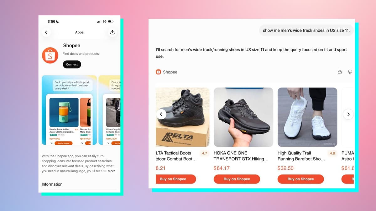 Shopee Lands in ChatGPT as Sea and OpenAI Deepen Partnership