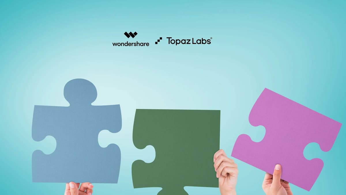 Wondershare Announces Strategic Collaboration with Topaz Labs to Bring Industry-Leading AI Video Enhancement to Its Creative Software Ecosystem
