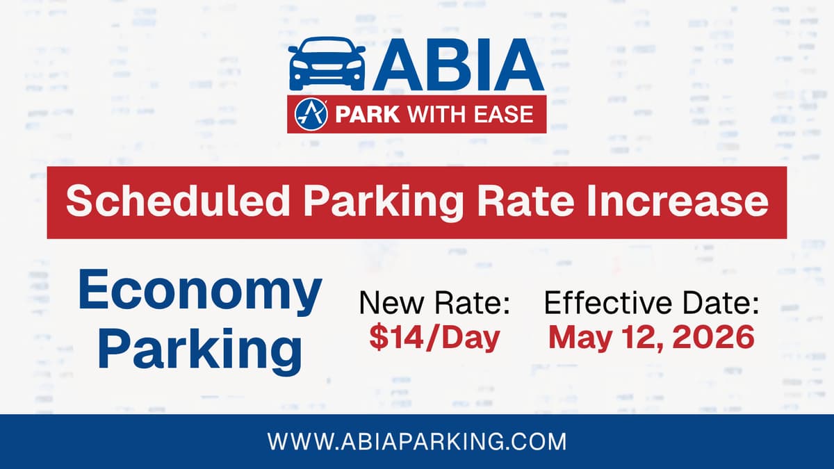 Advisory: Economy Parking Rate Changes at Austin-Bergstrom International Airport to Go Into Effect May 12, 2026
