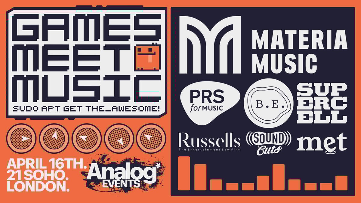 Games Meets Music Returns After Breakthrough Debut, Connecting Developers with Major Music Industry Power Players