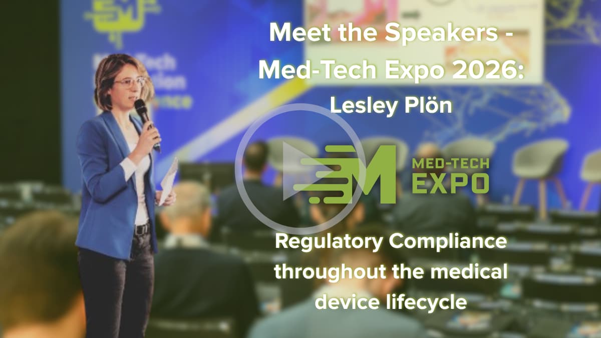 Lesley Plön | Meet the Speakers: Med-Tech Expo 2026