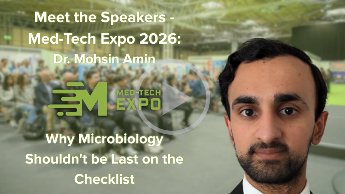 Dr. Mohsin Amin | Meet the Speakers: Med-Tech Expo 2026