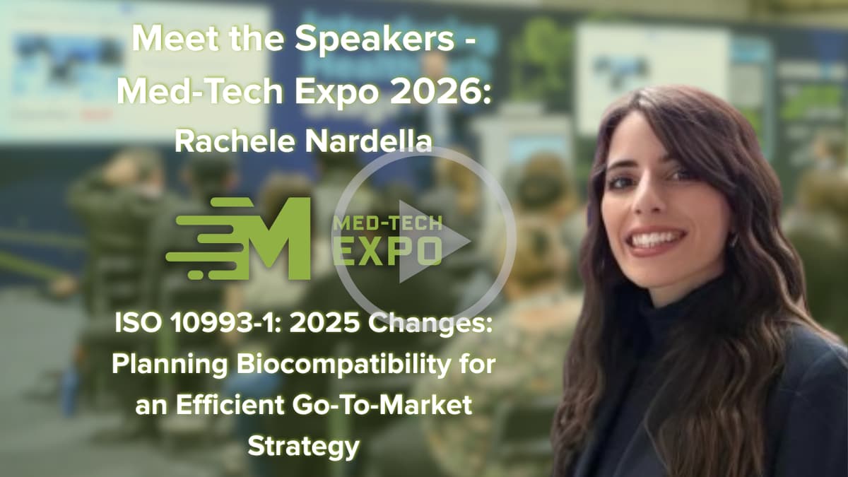 Rachele Nardella | Meet the Speakers: Med-Tech Expo 2026