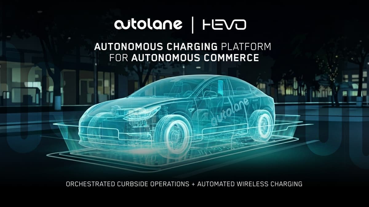 Autolane and Hevo Partner on AV Wireless Charging