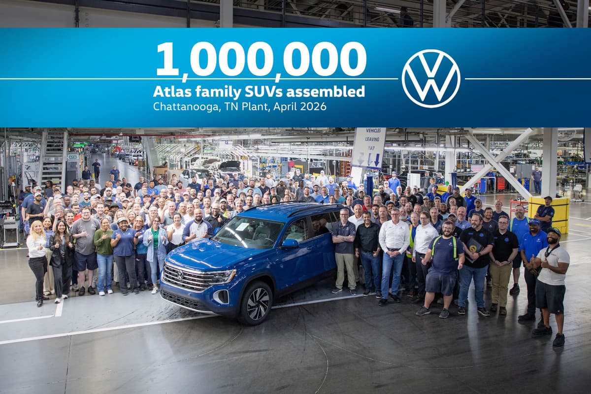 VW Builds One Millionth Atlas in Chattanooga Plant