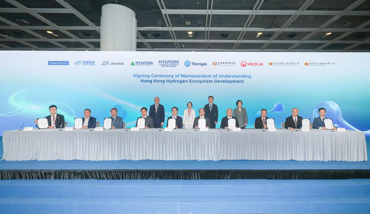 Hyundai Signs Hong Kong Hydrogen Ecosystem MoU