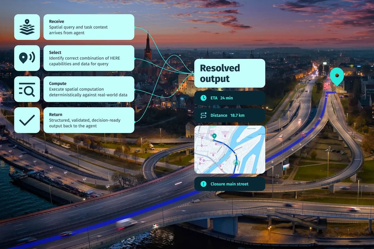 HERE Launches Location Reasoning for Agentic AI