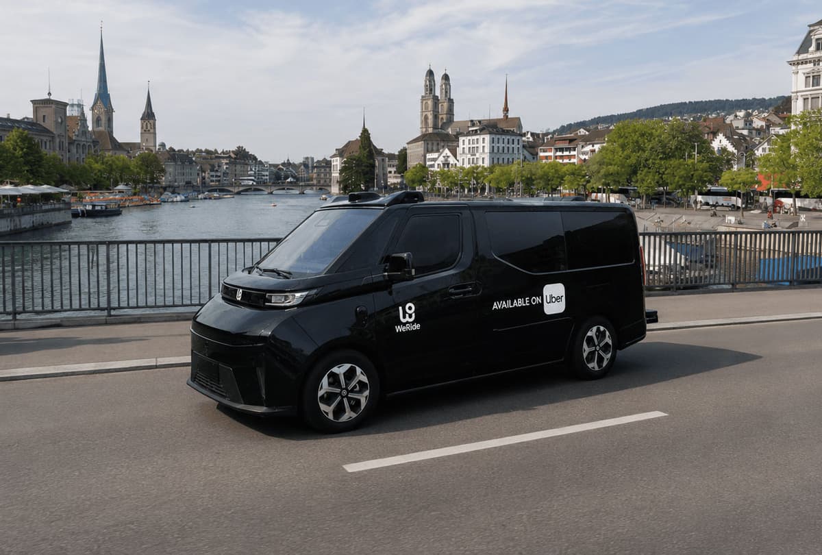 WeRide and Uber to Launch Robotaxi Service in Zurich