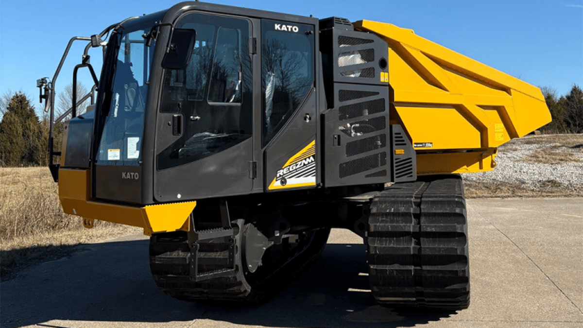 New Rotating Crawler Carrier From KATO Features Tighter Cycle Times with Higher Capacity